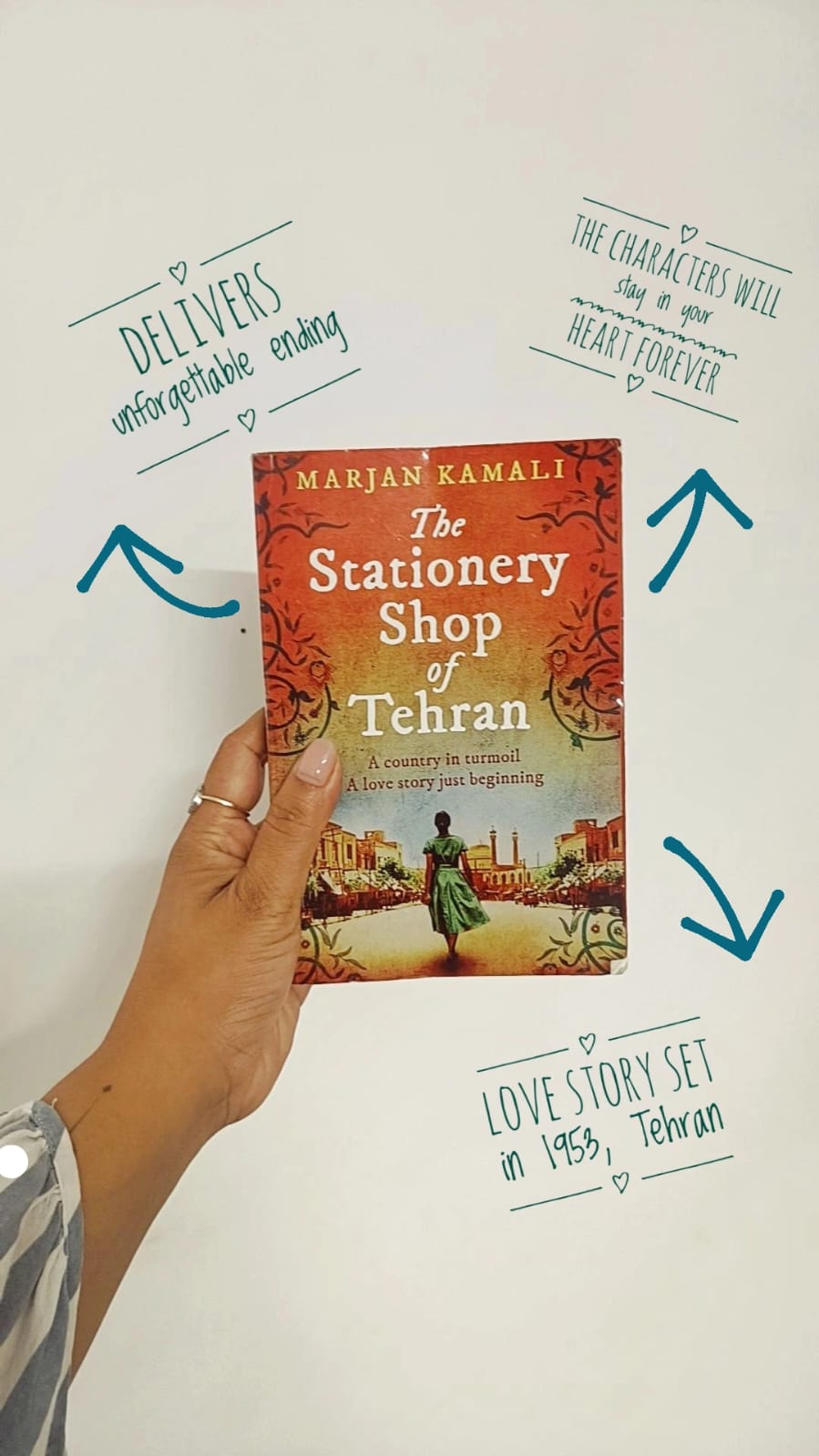 The Stationary shop of Tehran by Marjan Kamali #BookReview